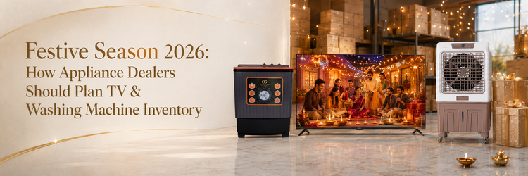 Festive Season 2026: How Appliance Dealers Should Plan TV & Washing Machine Inventory