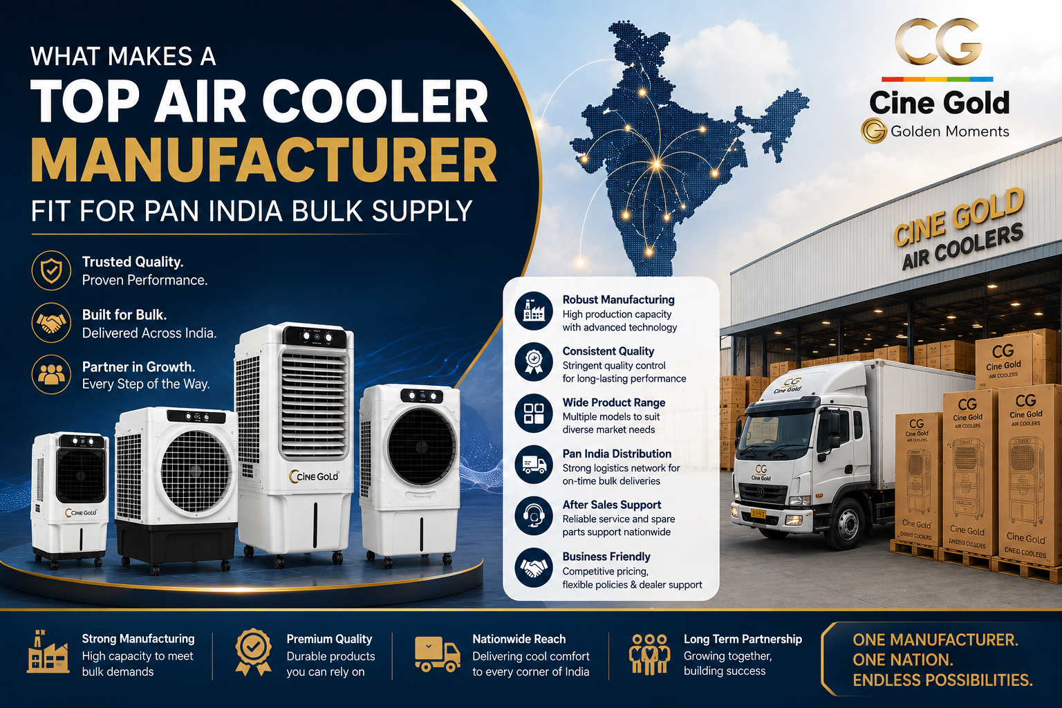 What Makes a Top Air Cooler Manufacturer Fit for Pan India Bulk Supply