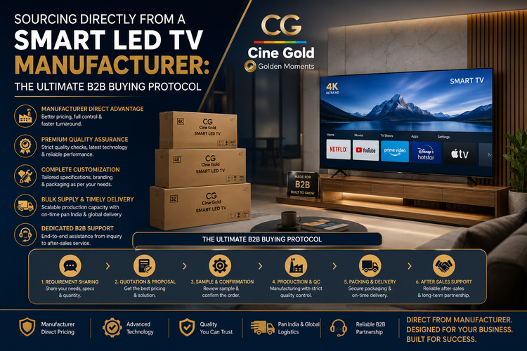 Sourcing Directly from a Smart LED TV Manufacturer: The Ultimate B2B Buying Protocol