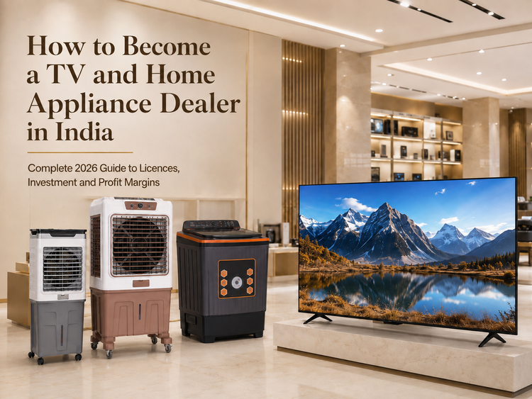 How to Become a TV and Home Appliance Dealer in India: Complete 2026 Guide to Licences, Investment and Profit Margins