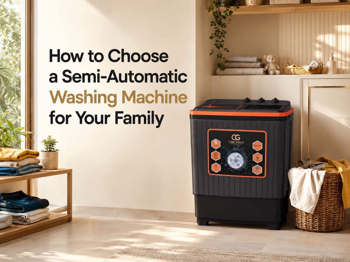 How to Choose a Semi-Automatic Washing Machine for Your Family