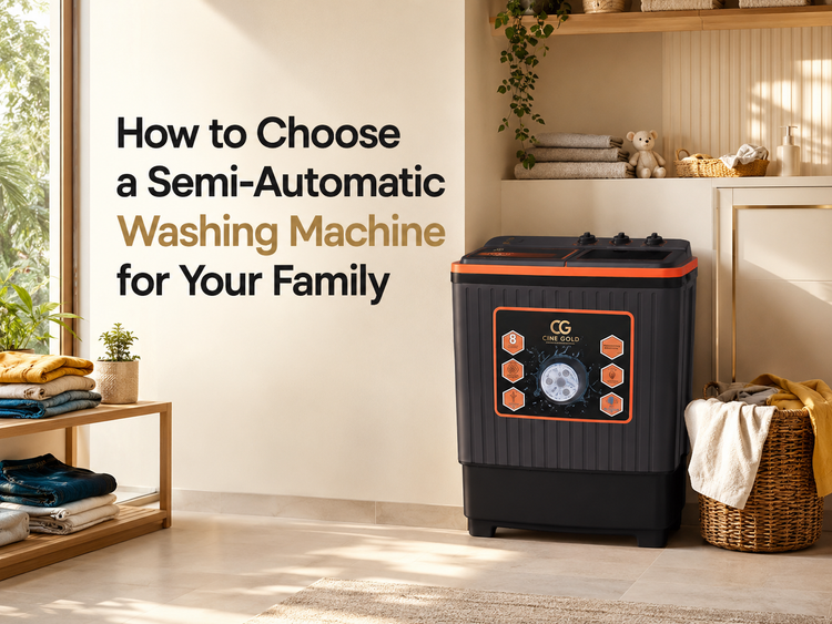 How to Choose a Semi-Automatic Washing Machine for Your Family