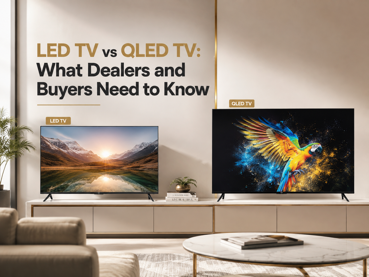 LED TV vs QLED TV: What Dealers and Buyers Need to Know