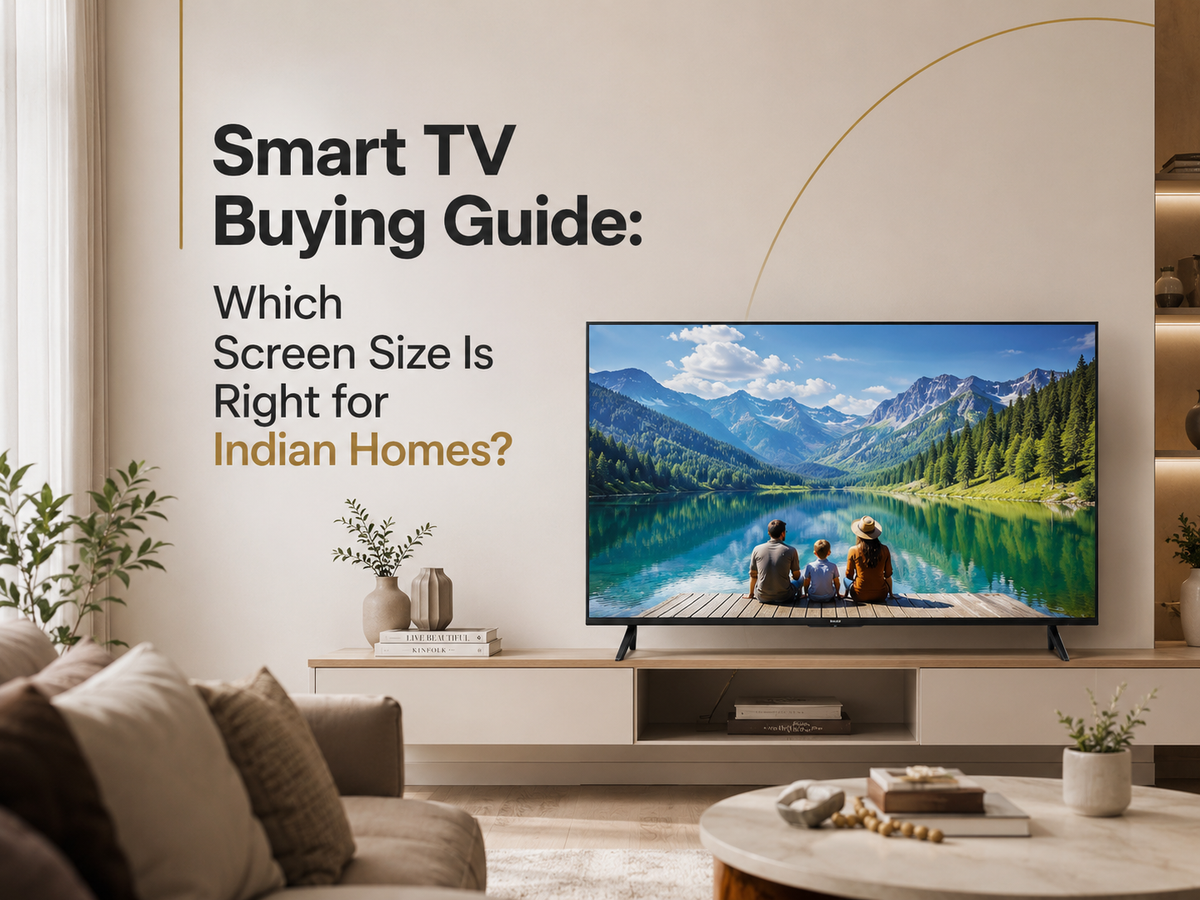Smart TV Buying Guide: Which Screen Size Is Right for Indian Homes?
