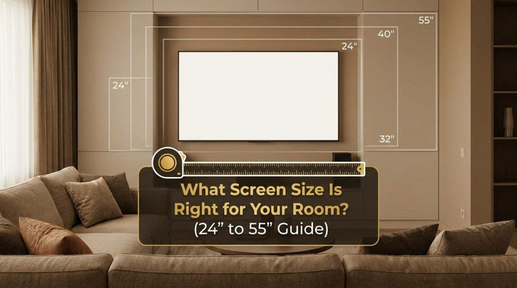 What Screen Size Is Right for Your Room? (24" to 55" Guide)