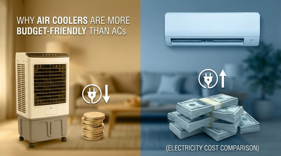 Why Air Coolers Are More Budget-Friendly Than ACs (Electricity Cost Comparison)