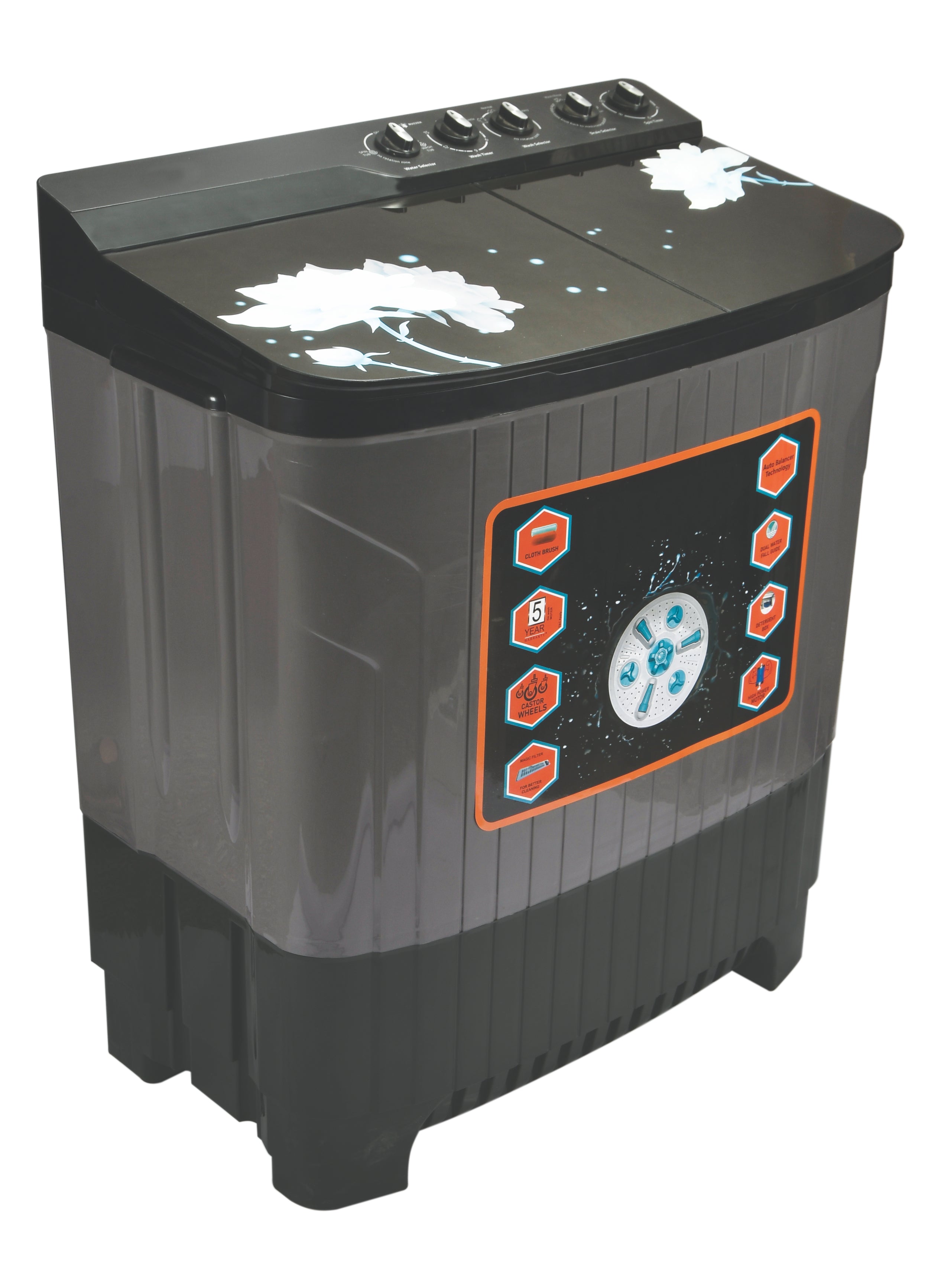 Cinegold 9.8 KG Fully Automatic Washing Machine – Powerful Cleaning with Advanced Features