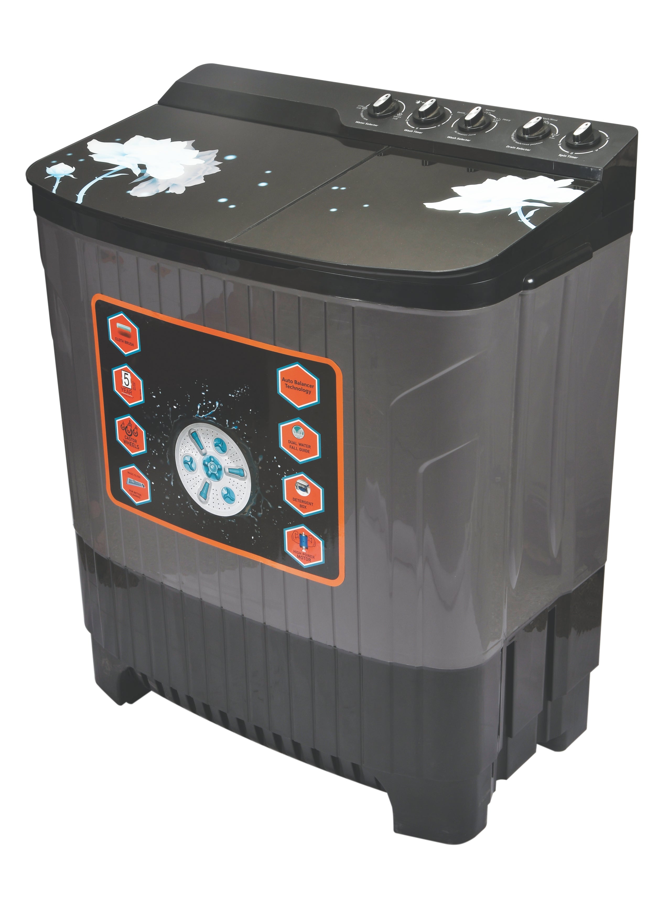 Cinegold 9.8 KG Fully Automatic Washing Machine – Powerful Cleaning with Advanced Features