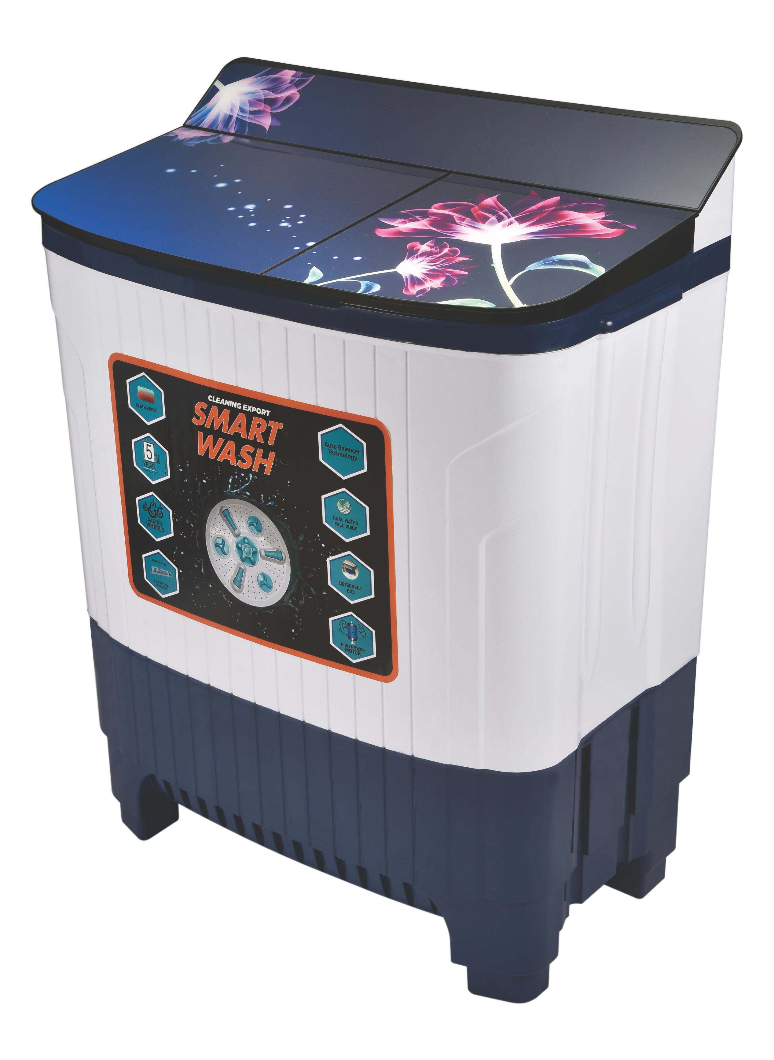 Cinegold Semi-Automatic Washing Machine – 11.5 kg Wash, 6.5 kg Spin | Magic Filter & Dual Waterfall