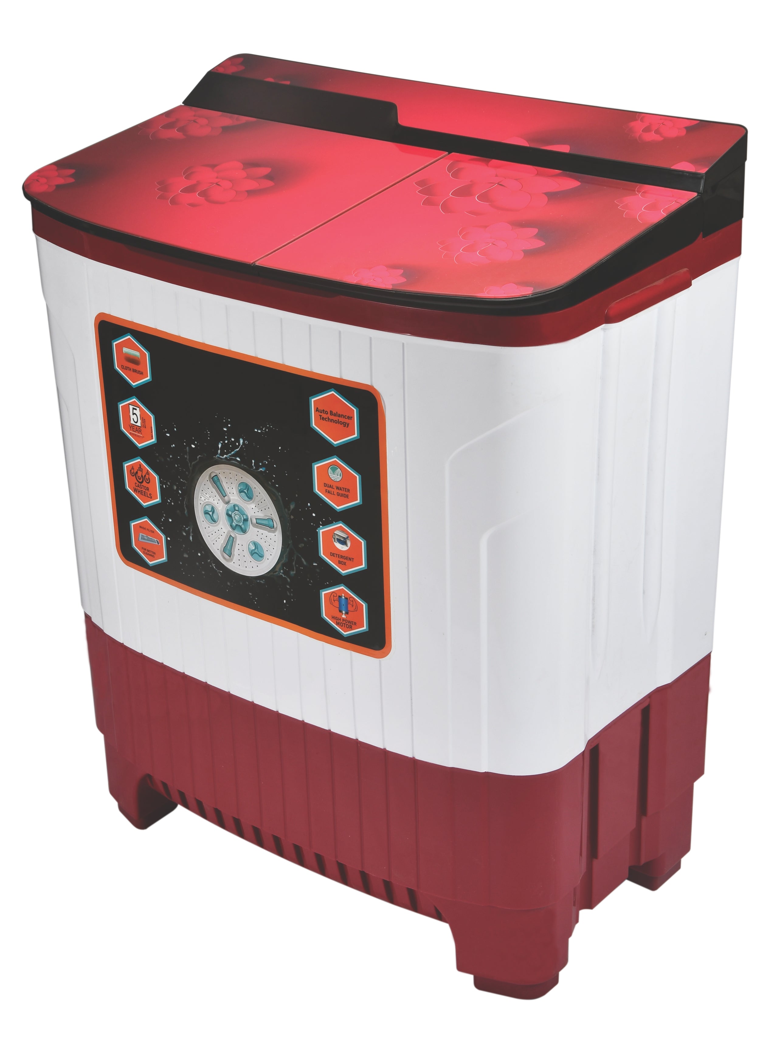Cinegold CGSA1050TT Semi-Automatic Washing Machine – 10.5KG Wash / 6.5KG Spin
