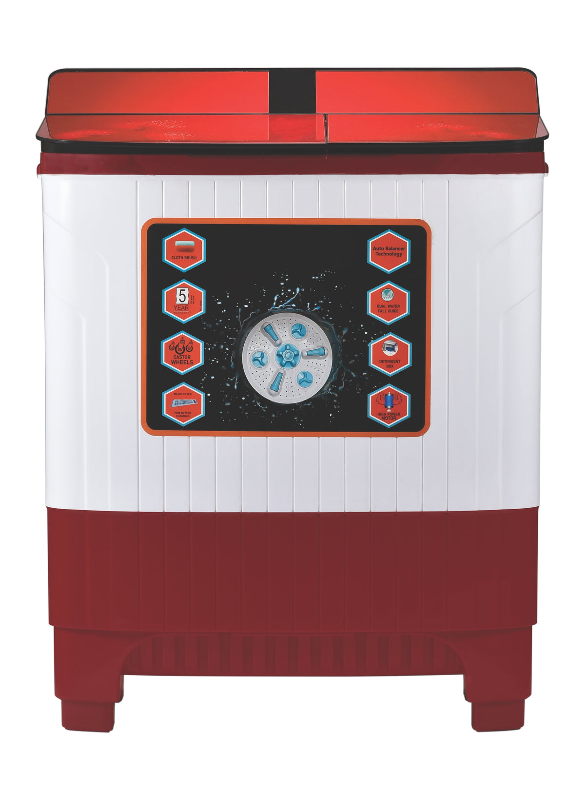 Cinegold 11.8 KG Semi Automatic Washing Machine – Superior Cleaning & Advanced Features