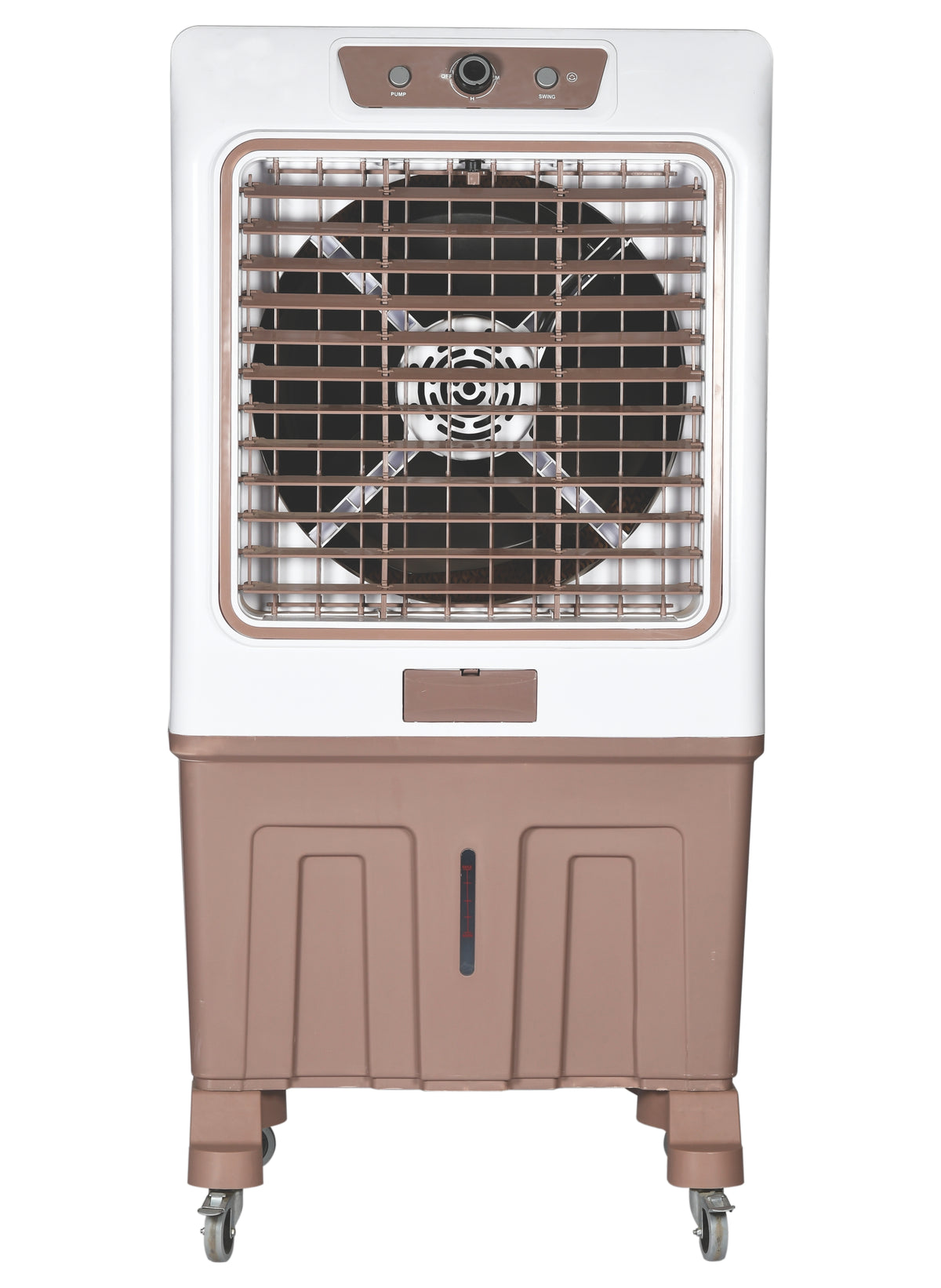 Cine Gold Typhoon 150 LTR Heavy Duty Desert Air Cooler For Home/Office With Honeycomb Cooling & Auto Swing Technology, Powerful Air Throw & 3-Speed Control Nude Brown