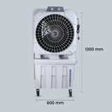 Cine Gold Hummer 150 LTR Heavy Duty Desert Air Cooler For Home/Office With Honeycomb Cooling & Auto Swing Technology, Powerful Air Throw & 3-Speed Control Light Grey