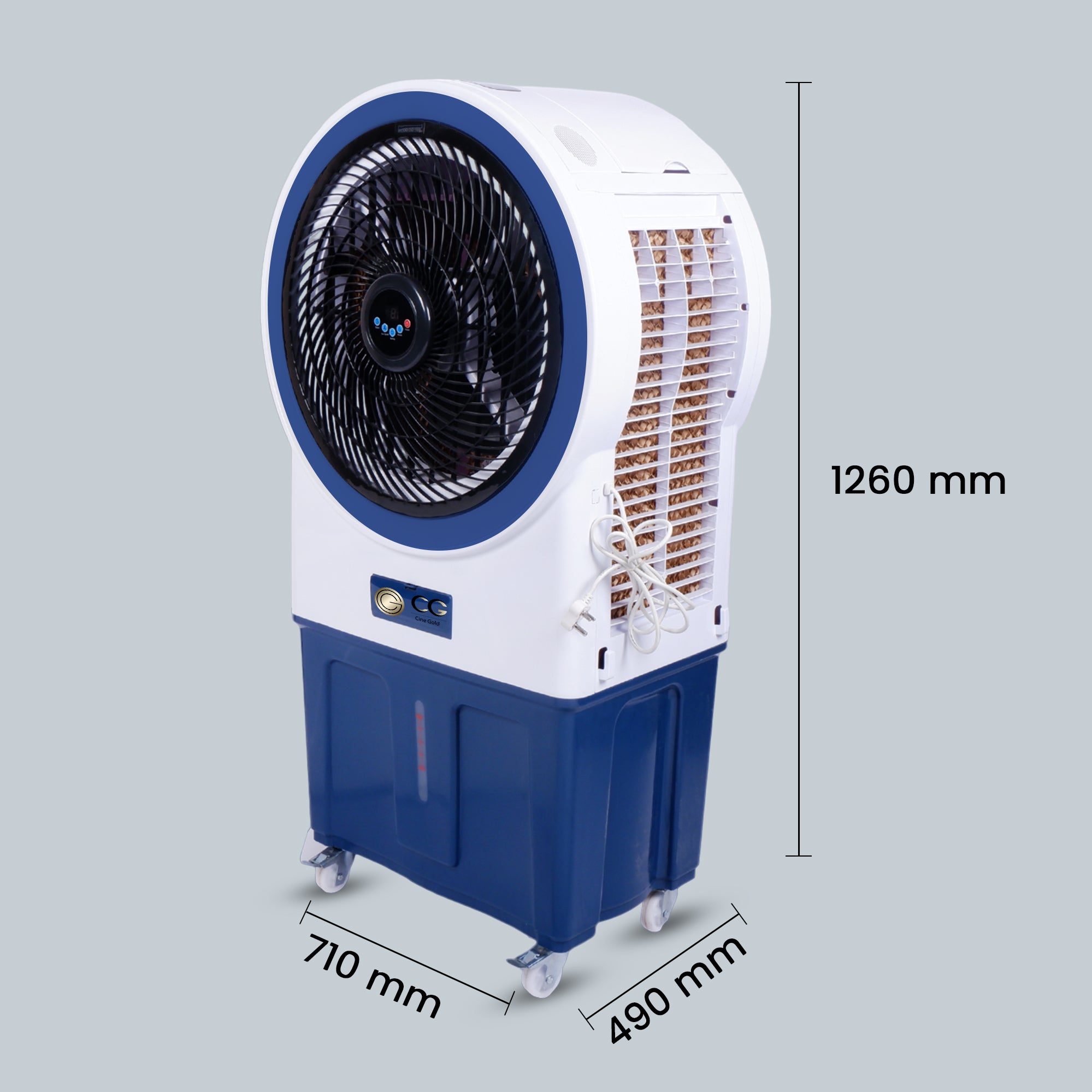 Cine Gold Oreo 80 LTRS Heavy Duty Tower Air Cooler For Home/Office With Honeycomb Cooling Auto Swing Technology, Powerful Air Throw 3-Speed