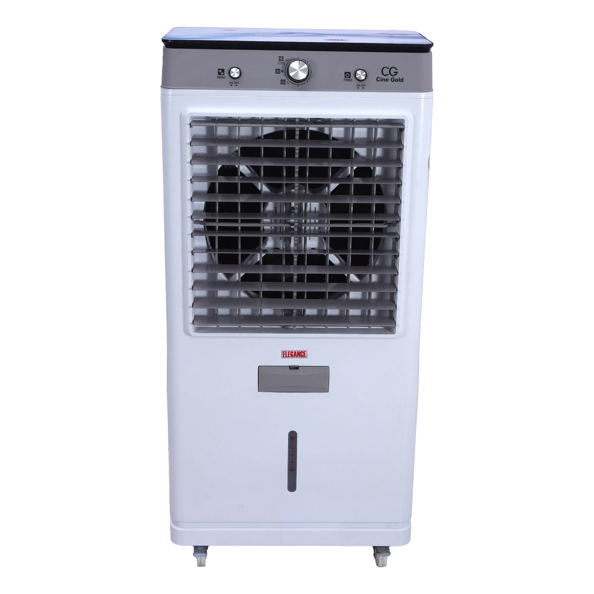 Cinegold Elegance 90L Air Cooler with 3-Side Honeycomb Pads & Inverter Compatibility